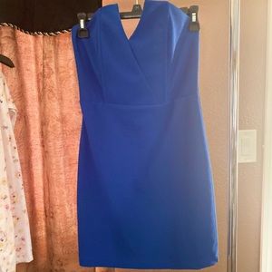 Blue strapless dress Size Small